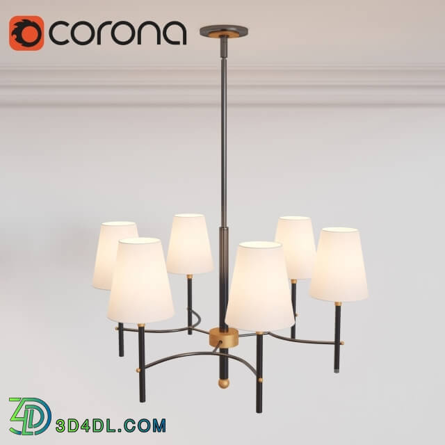 Ceiling light - Arc Mid-Century Chandelier - 6-Light