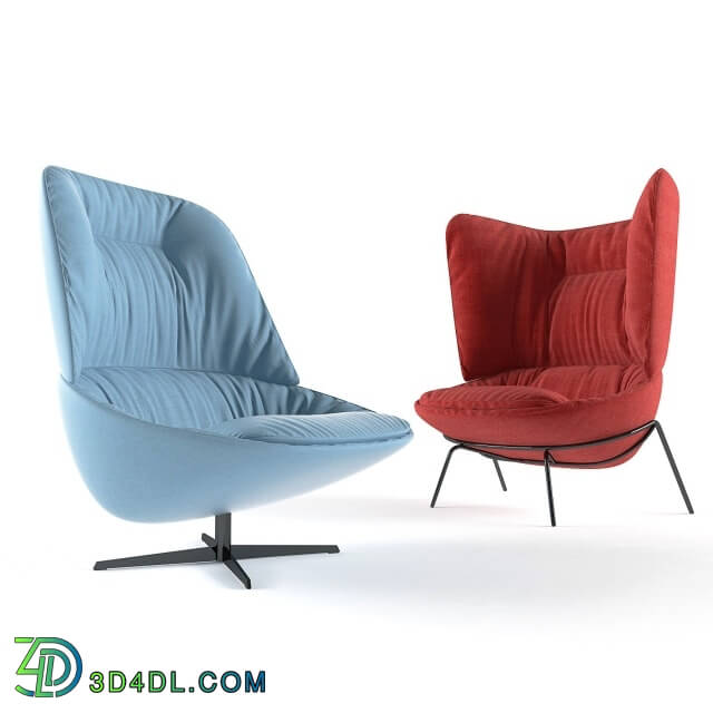 Arm chair - LADLE FAMILY Lounge chairs
