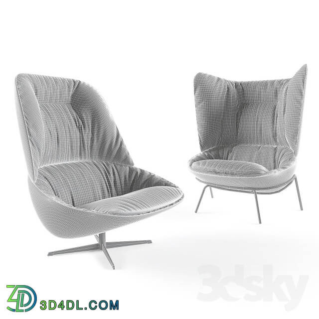 Arm chair - LADLE FAMILY Lounge chairs