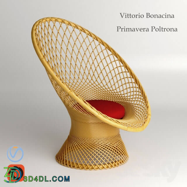 Arm chair - Vittorio Bonacina. Primavera Poltrona