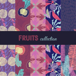 Wall covering - Wallpaper by HANNAH RAMPLEY_ collection FRUITS 