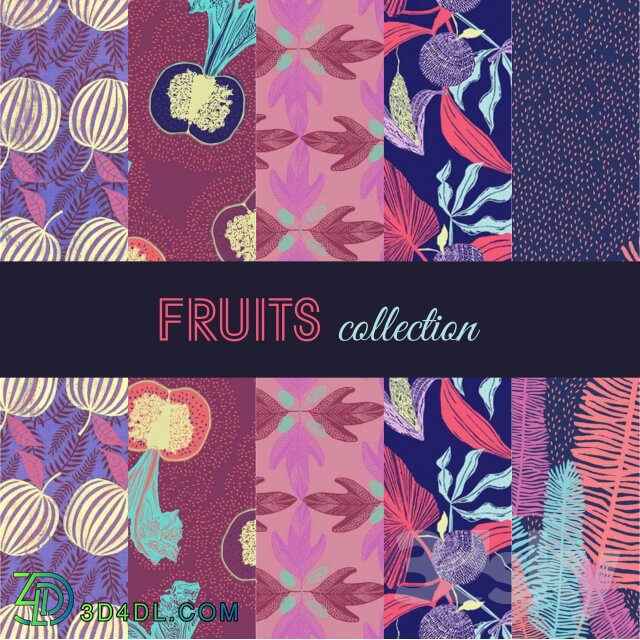 Wall covering - Wallpaper by HANNAH RAMPLEY_ collection FRUITS