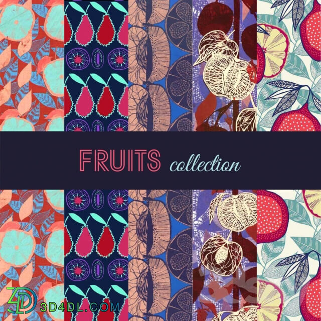 Wall covering - Wallpaper by HANNAH RAMPLEY_ collection FRUITS