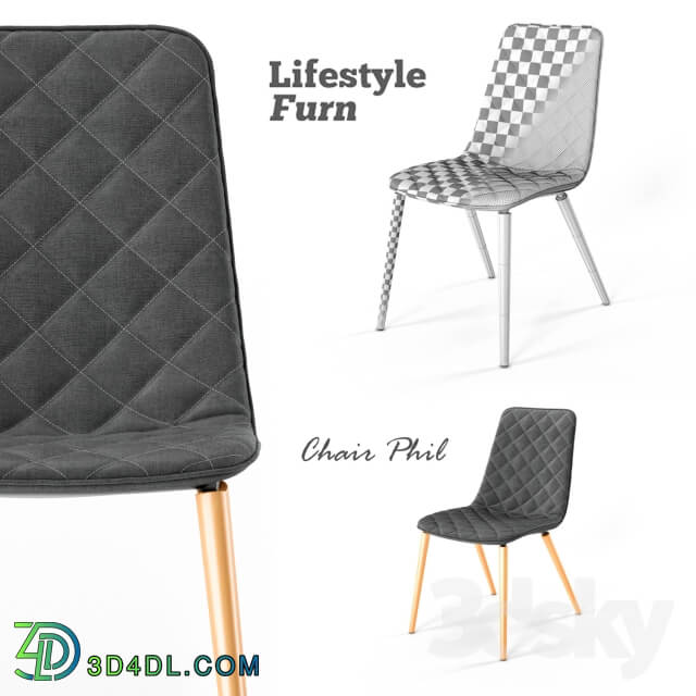 Table _ Chair - LifestyleFurn dining set