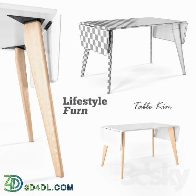 Table _ Chair - LifestyleFurn dining set