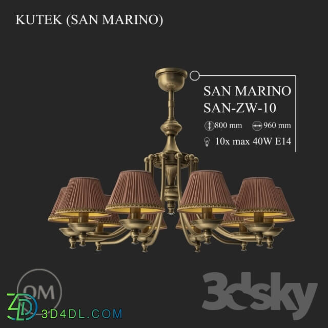 Ceiling light - KUTEK SAN-ZW-10 _SAN MARINO_