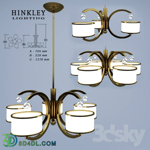 Ceiling light - Hinkley 4855BC_ Monaco