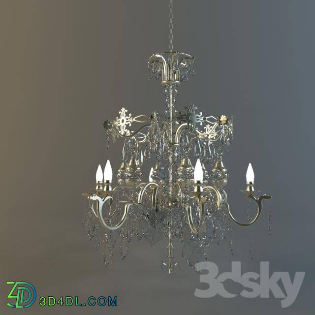 Ceiling light - the chandelier in the classical style