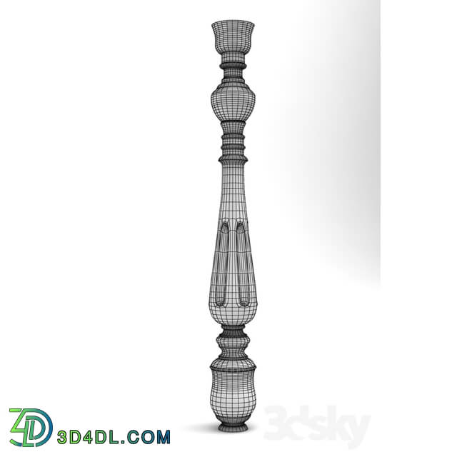 Staircase - Classic wooden baluster