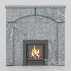 Fireplace - OM portal of bath furnace of talc magnesites TM01 