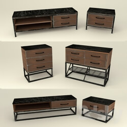 Sideboard _ Chest of drawer - Curbstones and dressers in the style of _quot_loft_quot_ 
