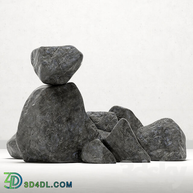 Other architectural elements - Collection rock stone _ Collection of rock stones