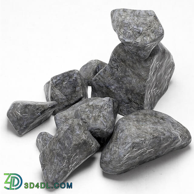 Other architectural elements - Collection rock stone _ Collection of rock stones