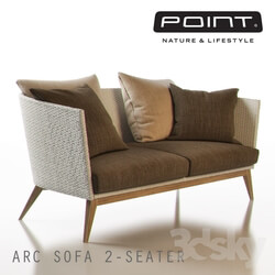 Sofa - Point Arc Outdoor 2-Seater Sofa 