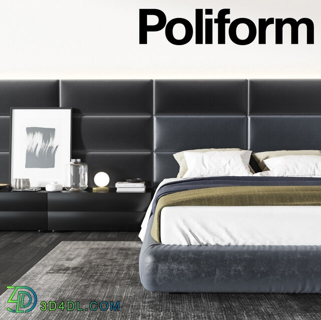 Bed - Set from Poliform Dream