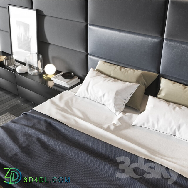 Bed - Set from Poliform Dream
