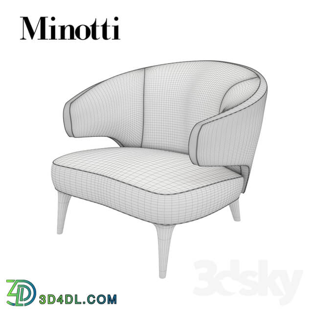 Arm chair - ARMCHAIR ASTON MINOTTI