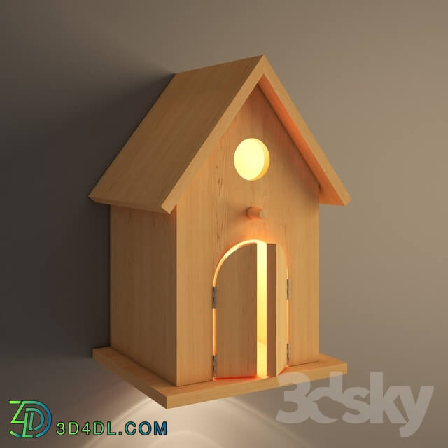Miscellaneous - The lamp in the nursery birdhouse