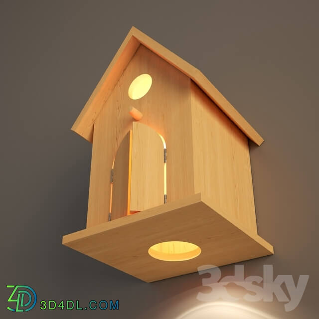 Miscellaneous - The lamp in the nursery birdhouse