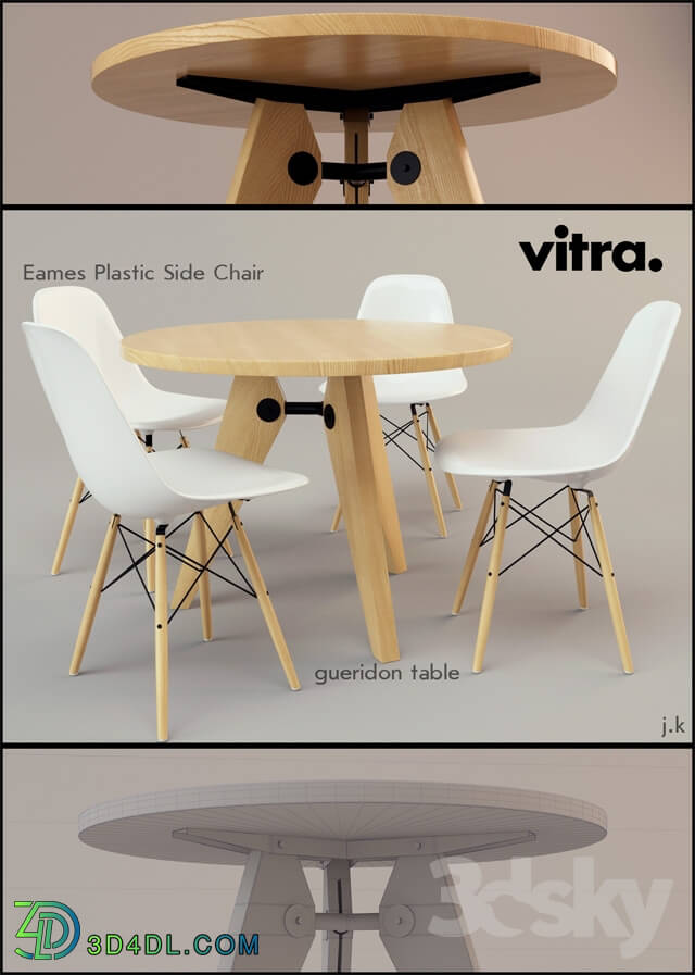 Table _ Chair - Vitra _ Eames