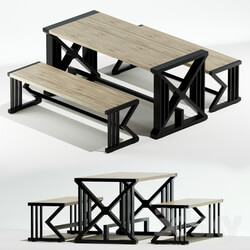 Table _ Chair - Handmade table_02 