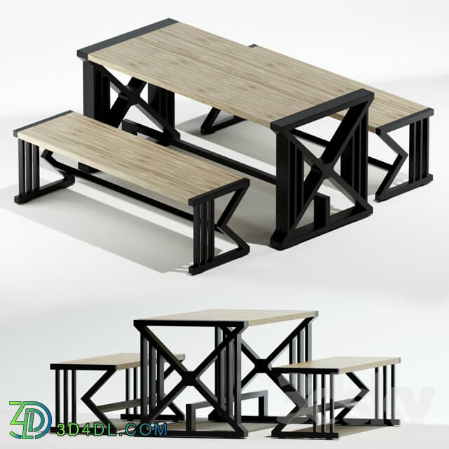 Table _ Chair - Handmade table_02