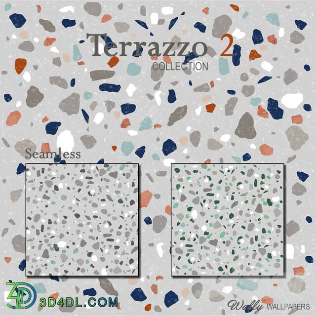 Wall covering - Wallpaper Wally Terrazzo - Terrazzo 2