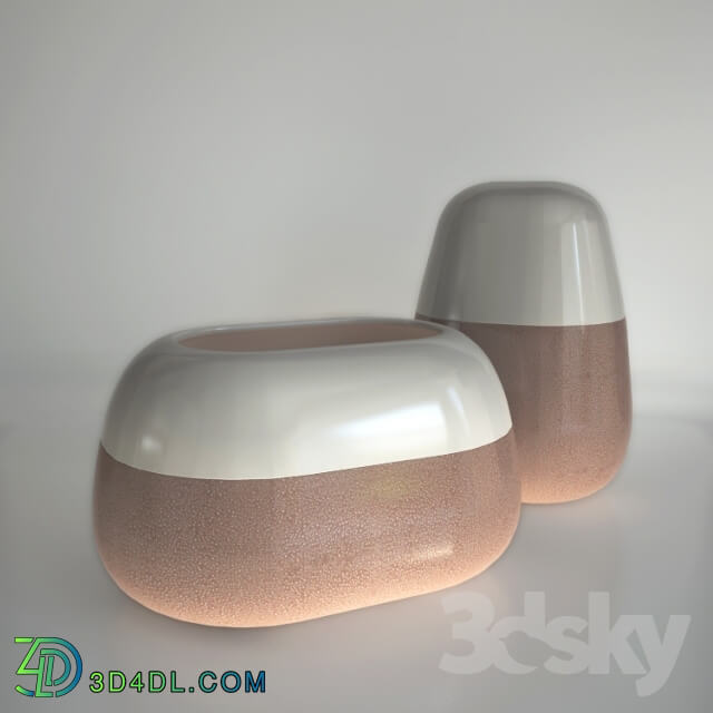 Vase - Roche Bobois Galet vases