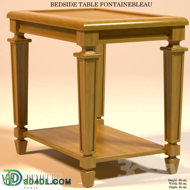 Table - BEDSIDE TABLE FONTAINEBLEAU