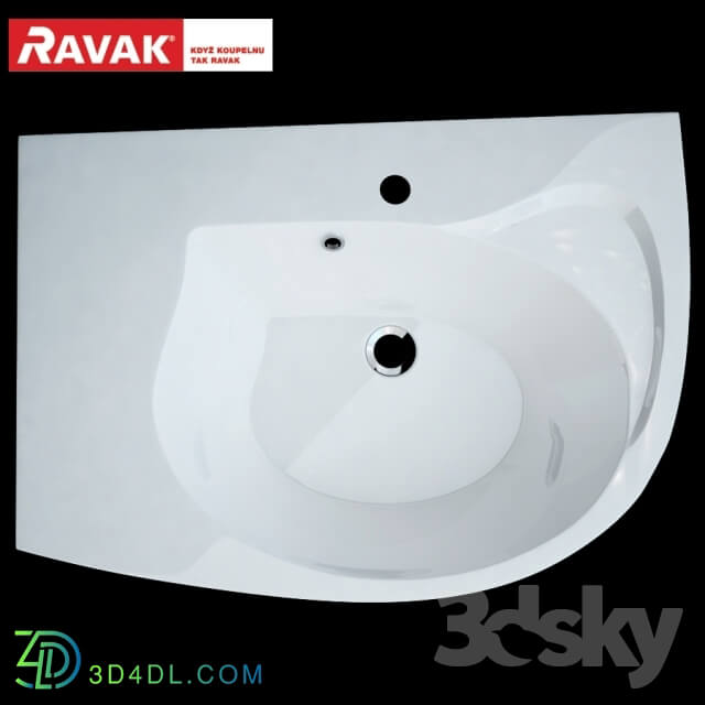 Wash basin - Washbasin RAVAK Rosa Comfort Plus