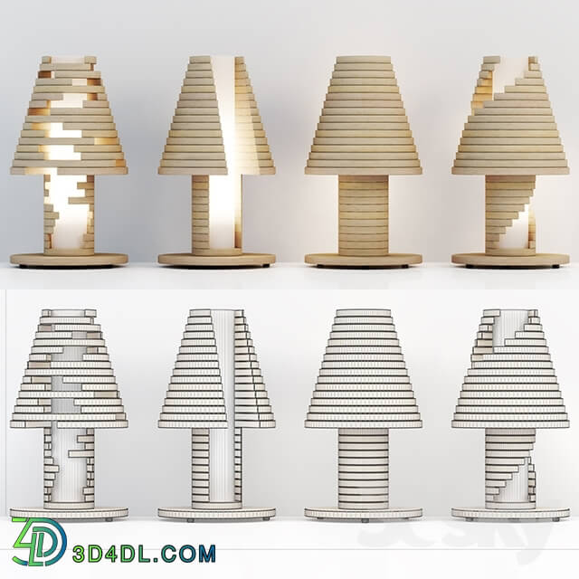 Table lamp - Puzzle Lamp - Babele