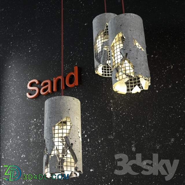 Ceiling light - Design lamp _quot_Sand_quot_