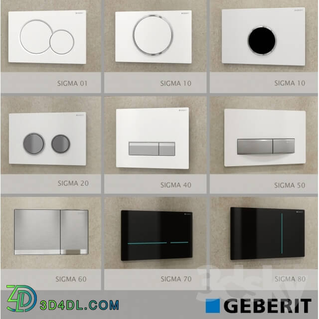 Bathroom accessories - Geberit actuator plates