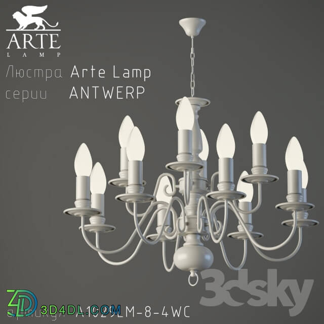 Ceiling light - Arte Lamp Antwerp A1029LM-8-4WC
