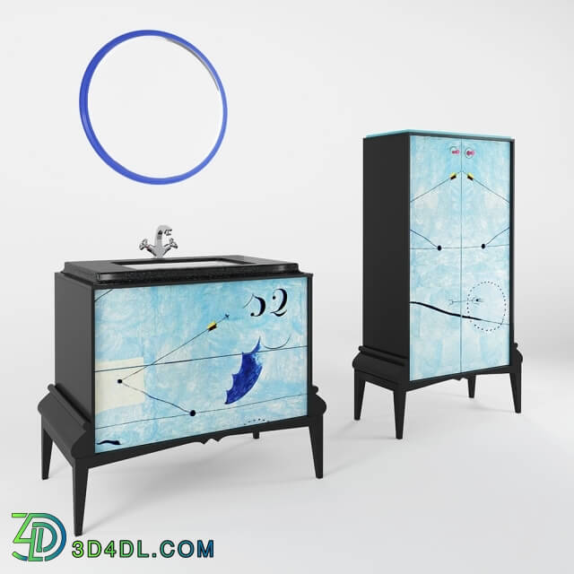 Bathroom furniture - MIRO MOBILI_ dresser mirror_ a wardrobe_ a collection of MIRO