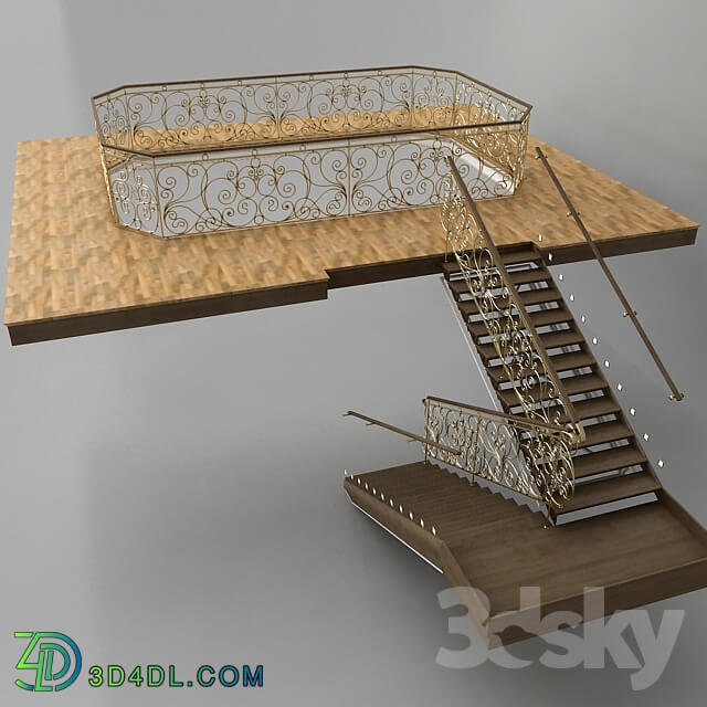 Staircase - staircase forged