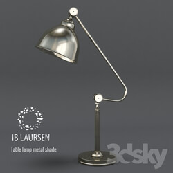 Table lamp - Ib Laursen Table lamp metal shade 