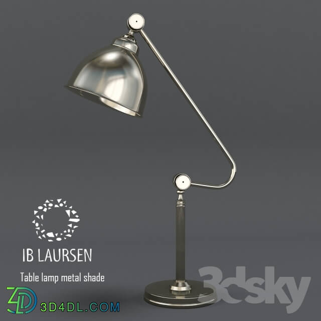 Table lamp - Ib Laursen Table lamp metal shade