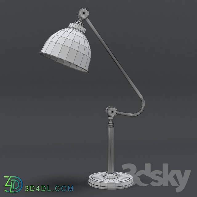 Table lamp - Ib Laursen Table lamp metal shade