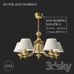 Ceiling light - KUTEK _SAN MARINO_ SAN-ZW-5 