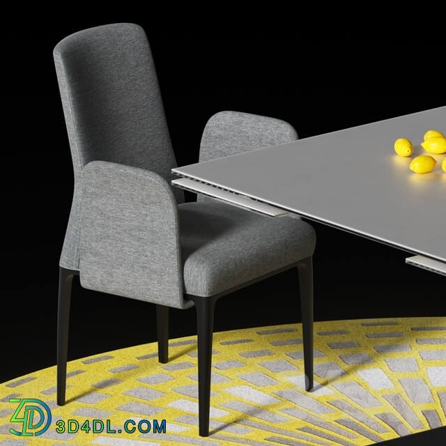 Table _ Chair - OSIRIS DINING TABLE _ AIDA BRIDGE