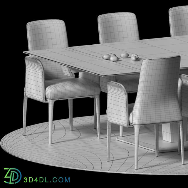 Table _ Chair - OSIRIS DINING TABLE _ AIDA BRIDGE