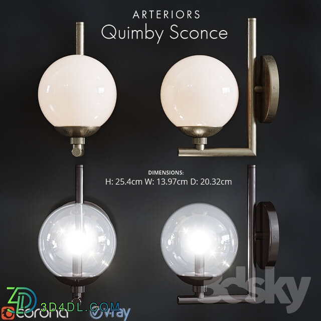 Wall light - Arteriors Quimby