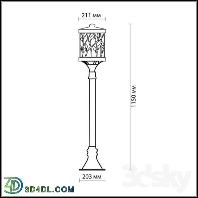 Street lighting - Street luminaires ODEON LIGHT 2287_1_ 2287 _ 1A_ 2287 _ 1W LAGRA