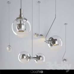 Ceiling light - Occhio_Divo _sospenso_ filo signo and filo doppio_ 