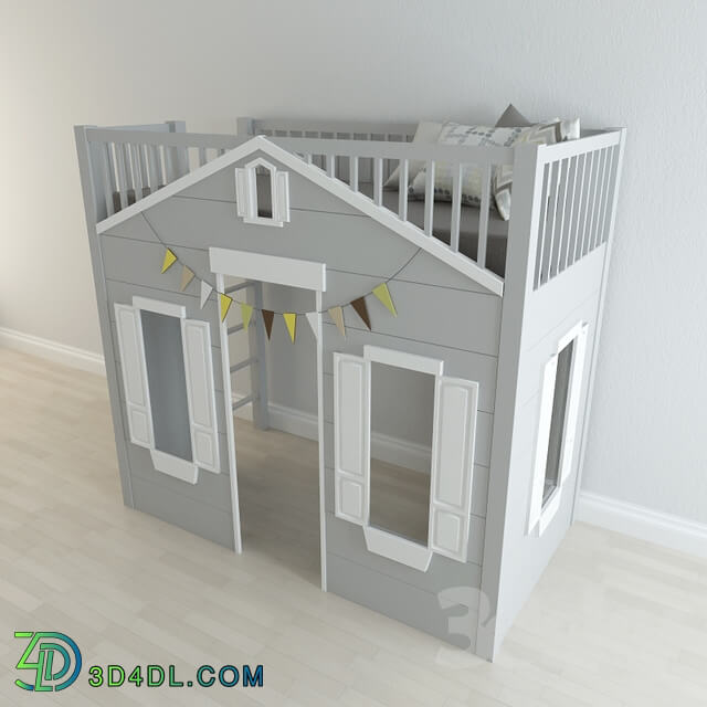 Miscellaneous - Playhouse Loft Bed