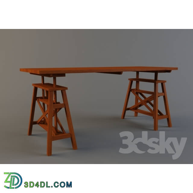 Table - Large oak architect