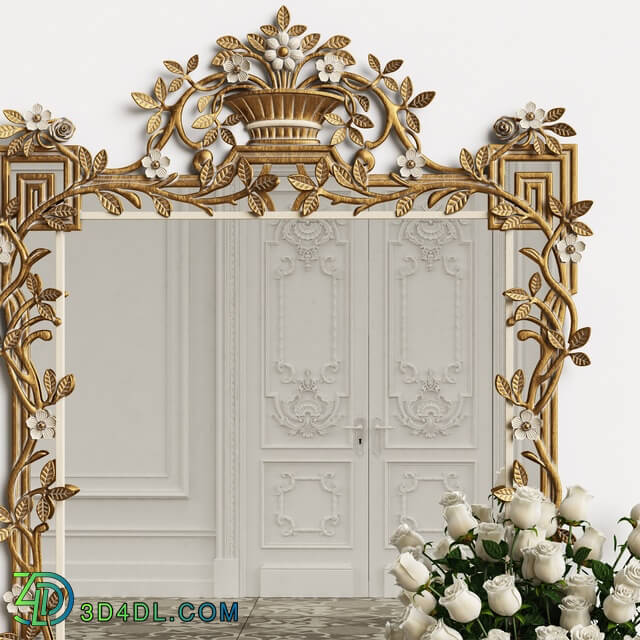 Decorative set - Mirror Chelini Art.1201