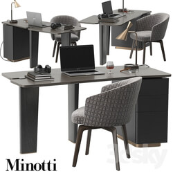 Minotti Jacob desk set 