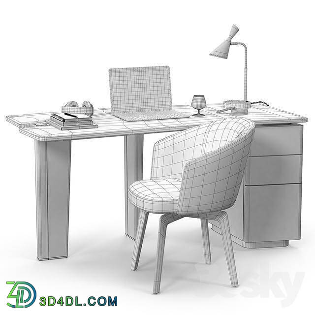 Minotti Jacob desk set